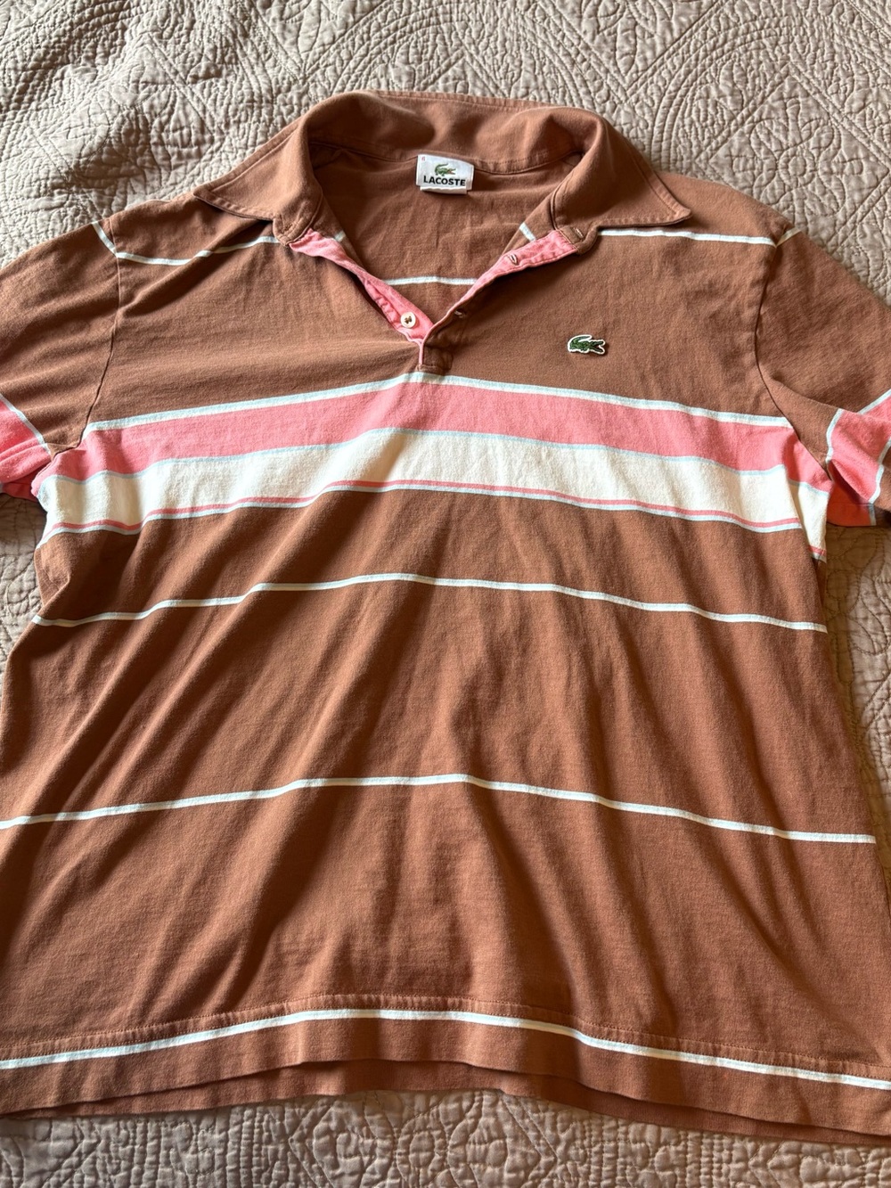Lacoste Polo Shirt in Rust